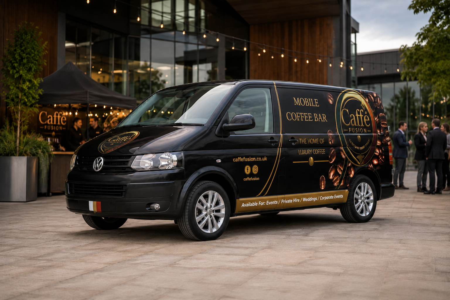 Corporate coffee van hire